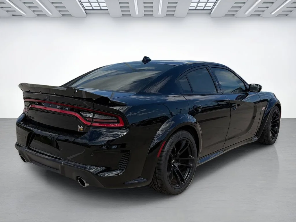 Used 2023 Black Dodge R/T Scat Pack Widebody image 3
