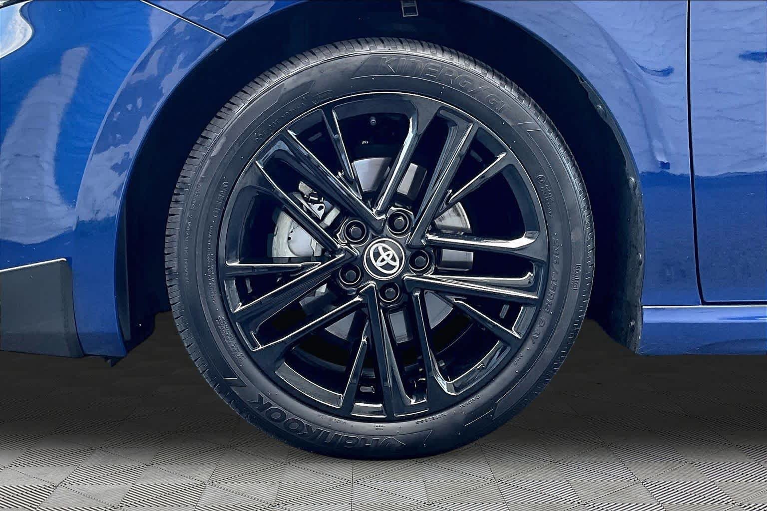 Used 2025 Reservoir Blue Toyota SE image 11