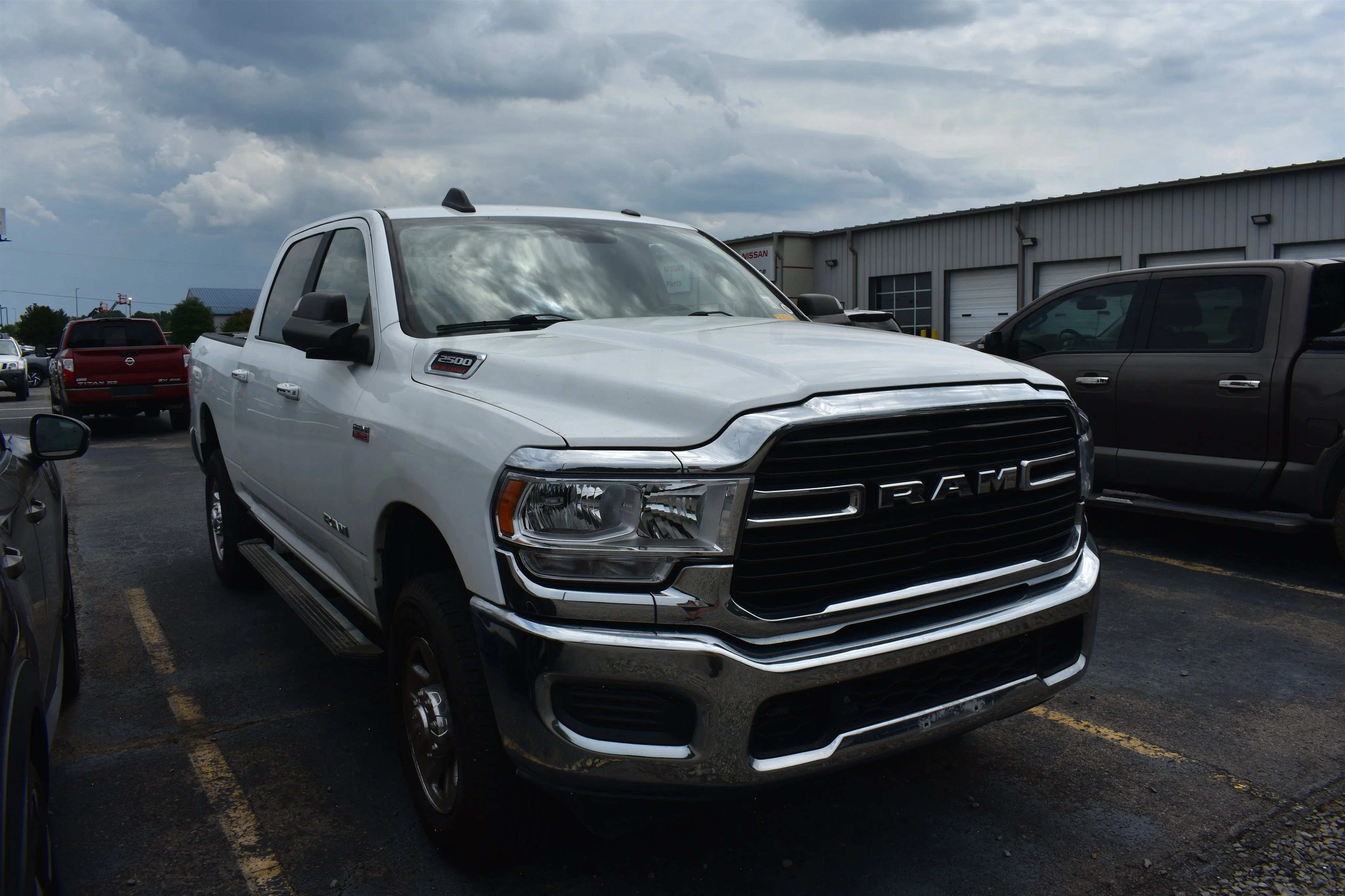 Used 2019 Bright White Clearcoat Ram Big Horn image 3