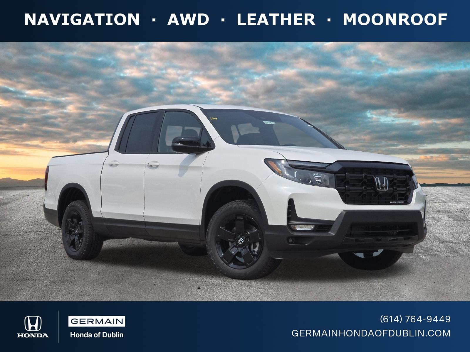 New 2026 Platinum White Pearl Honda Black Edition image 1