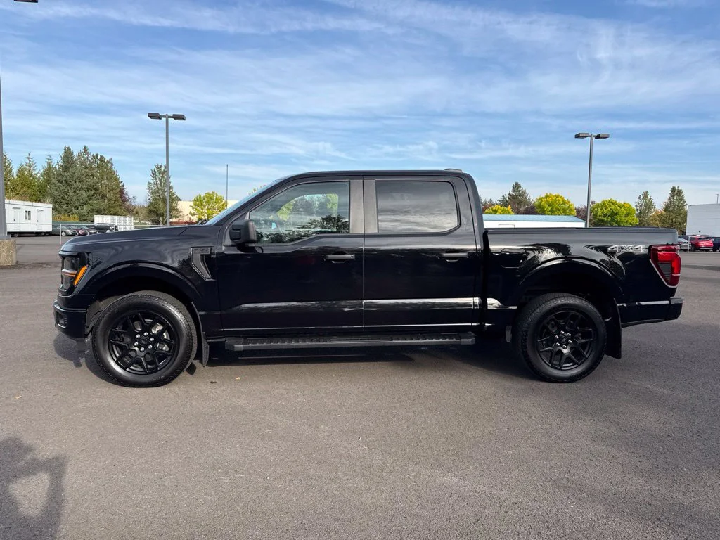 Used 2025 Agate Black Metallic Ford STX image 4