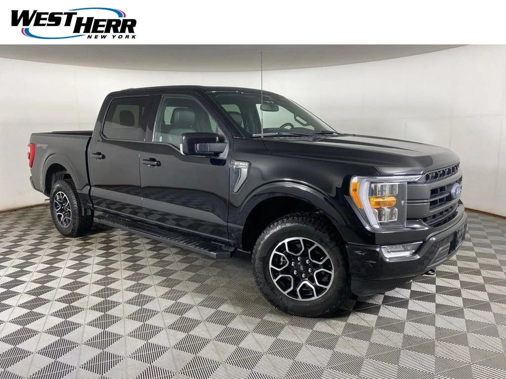 Used 2022 Agate Black Ford LARIAT image 1