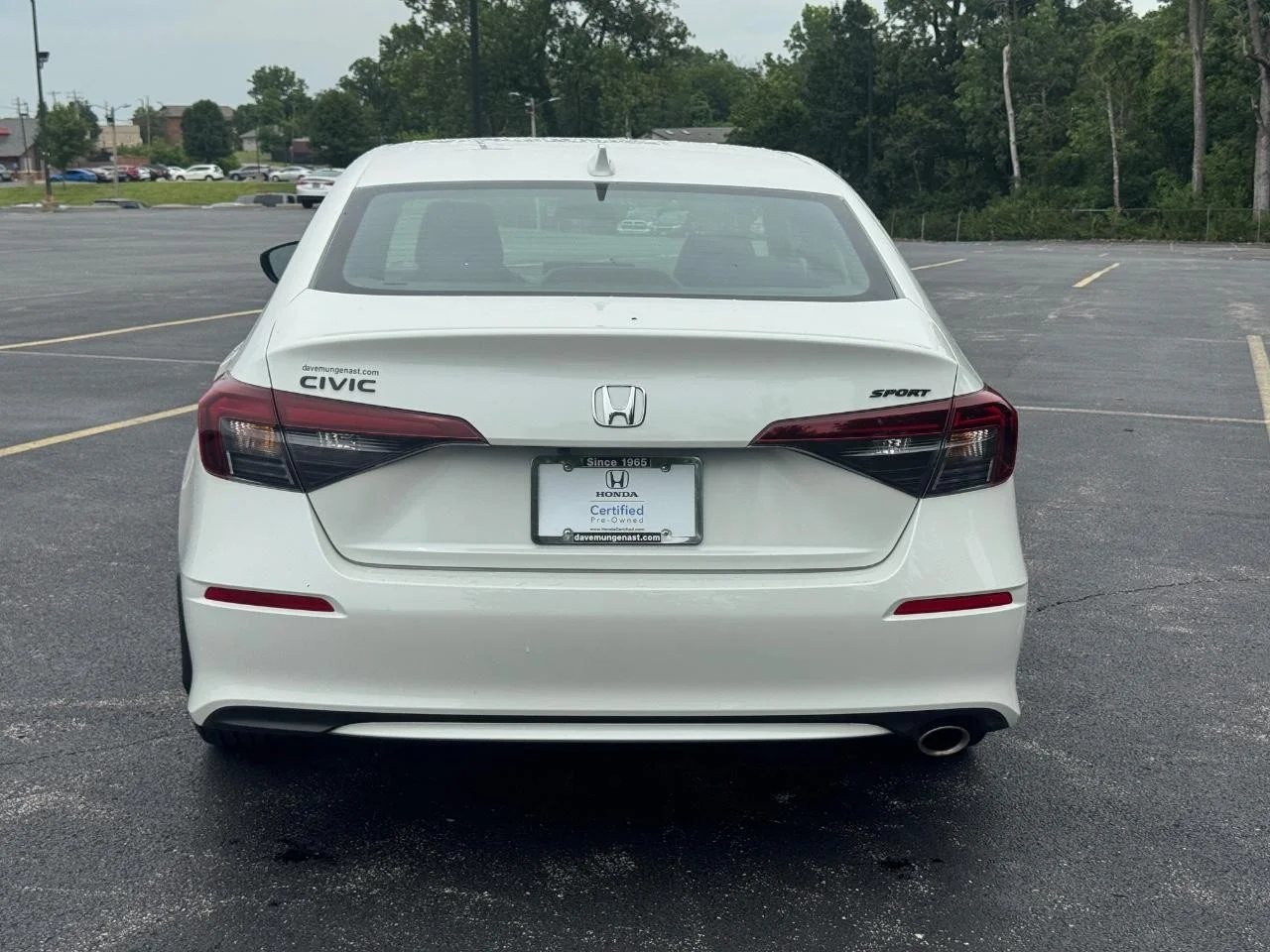 Certified Used 2026 Platinum White Pearl Honda 2WD SPORT image 6
