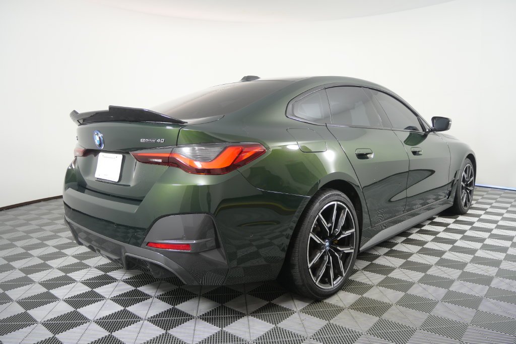 Certified Used 2024 Green Metallic BMW eDrive40 image 4