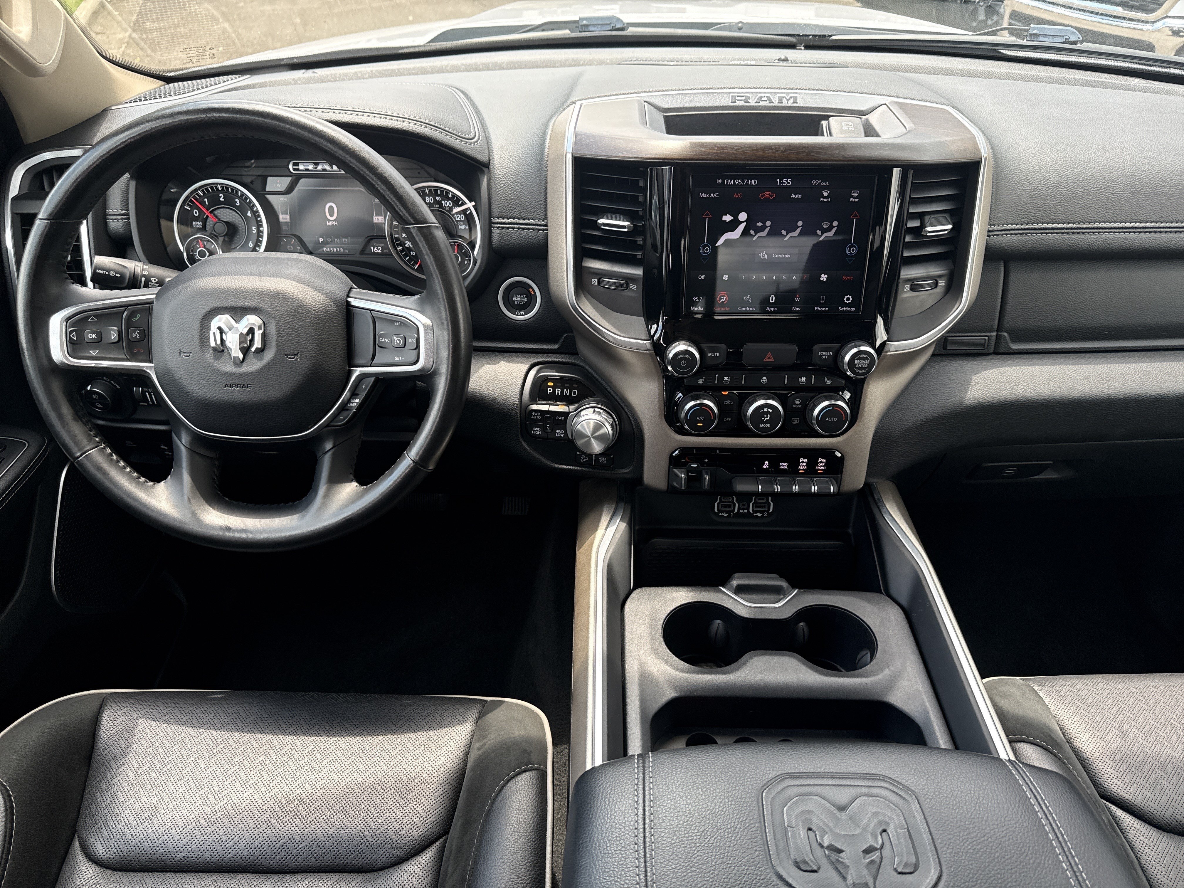 Used 2021 Bright White Clearcoat Ram Laramie image 22