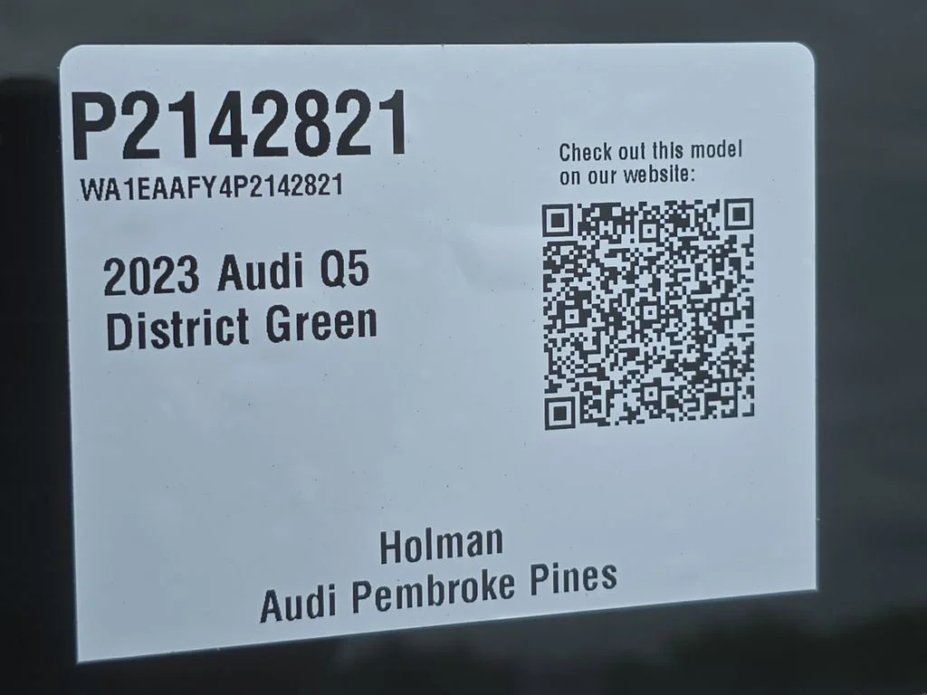Used 2023 Green Audi 45 S line Premium Plus image 33