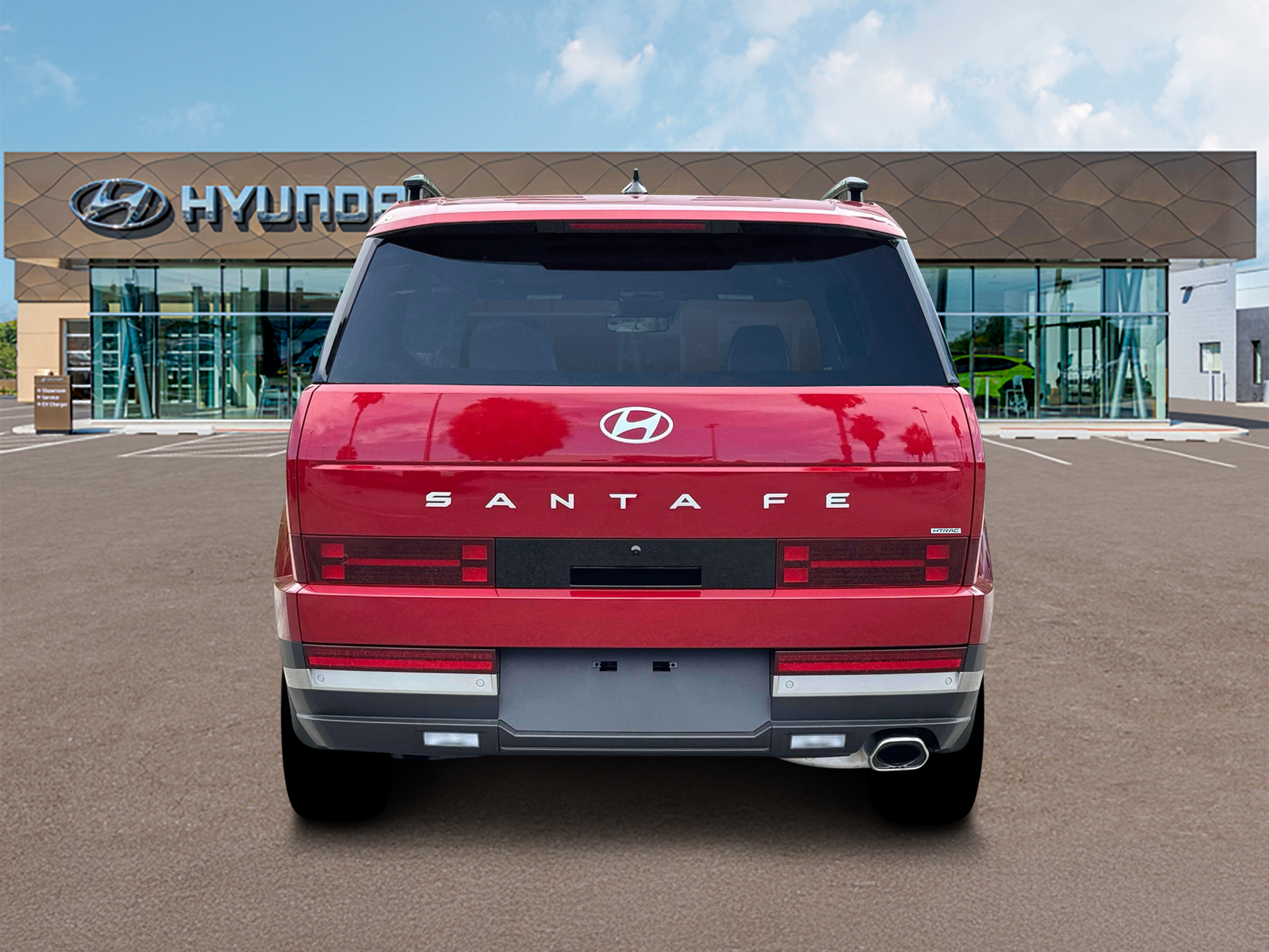 New 2026 Red Hyundai Limited AWD image 6