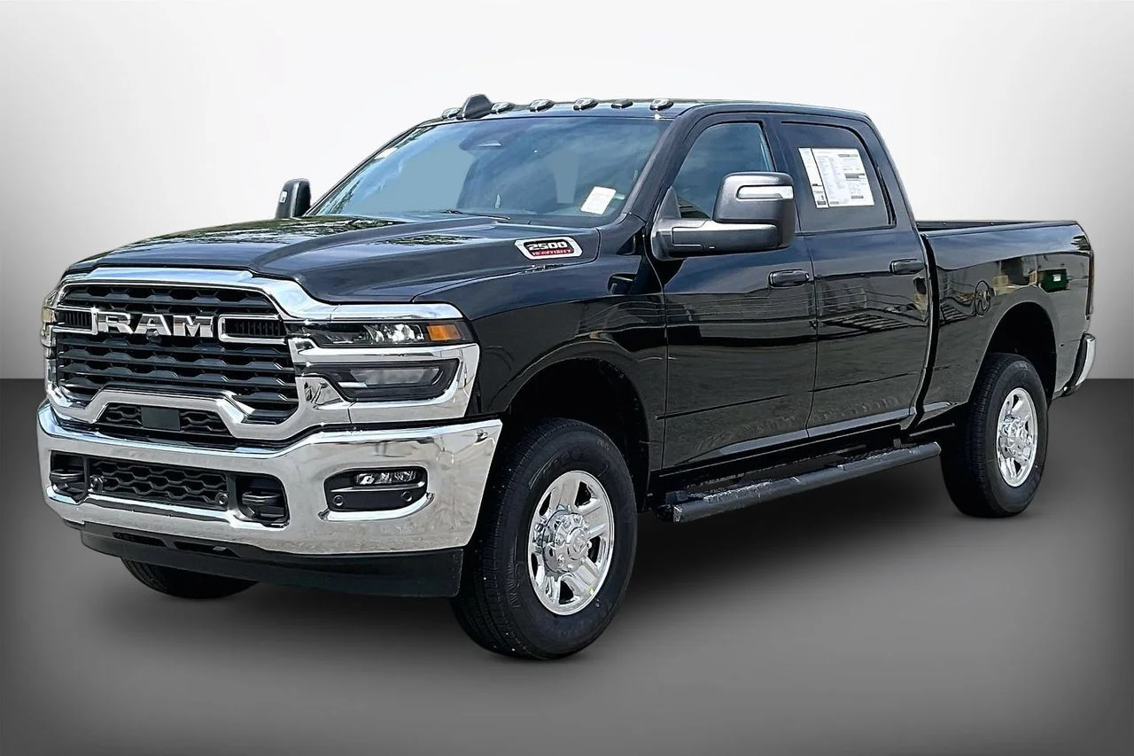 New 2026 Diamond Black Crystal Pearlcoat RAM Tradesman image 4
