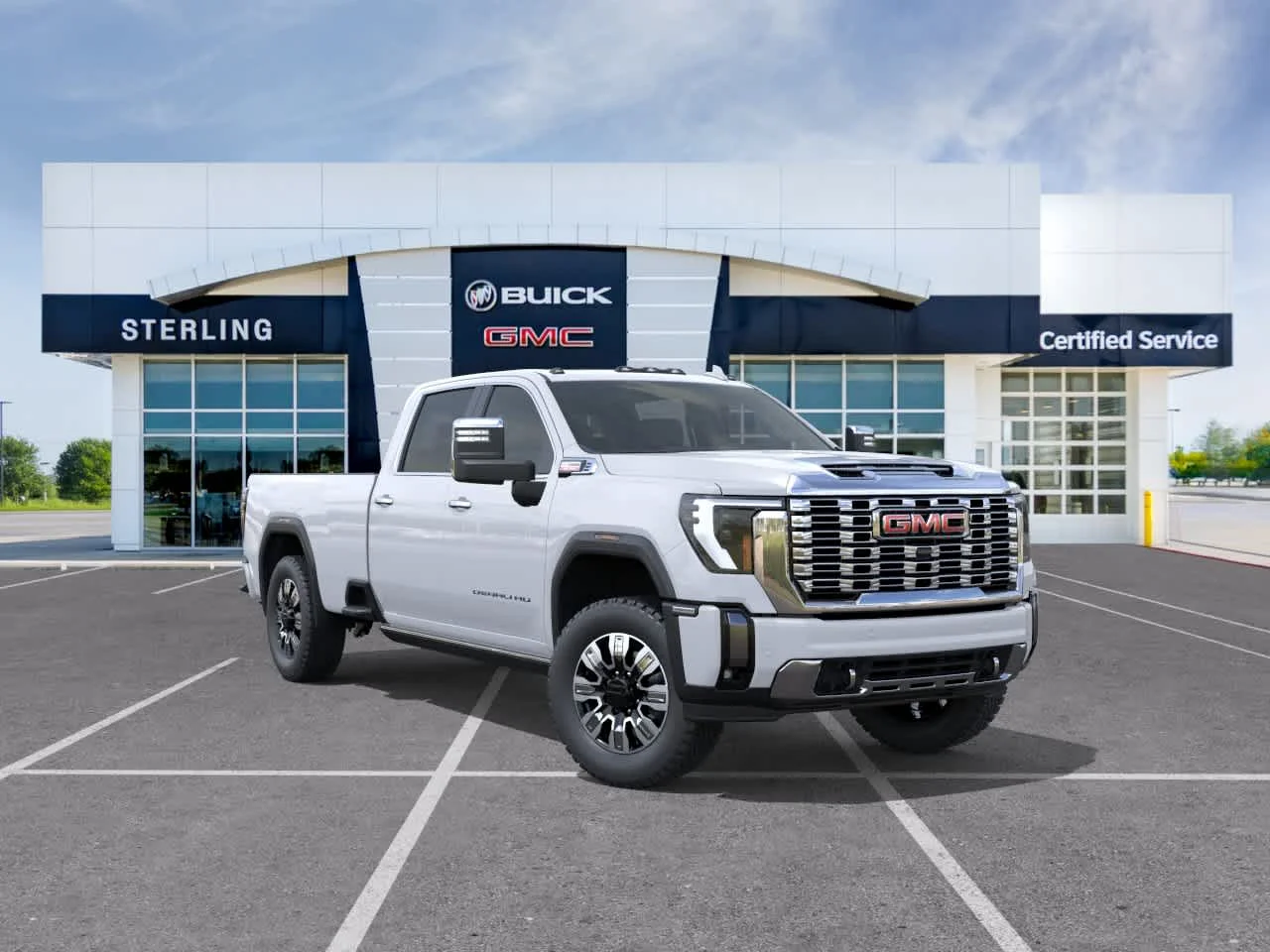 New 2026 Glacier White Tricoat GMC Denali image 1