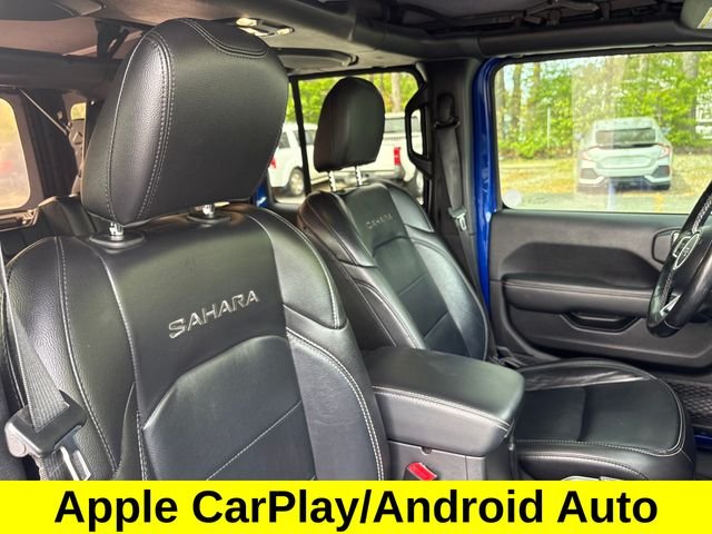 Used 2020 Blue Jeep Unlimited Sahara image 33