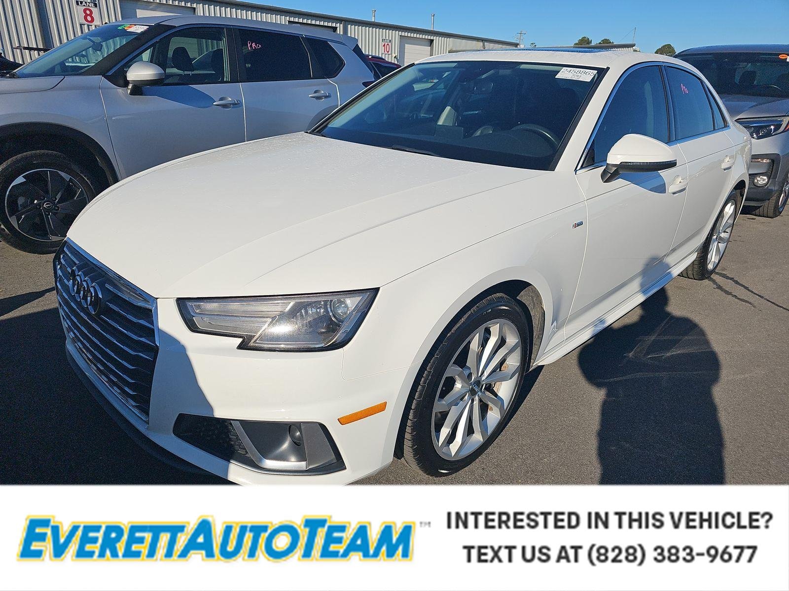 Used 2019 Glacier White Metallic Audi Premium image 1