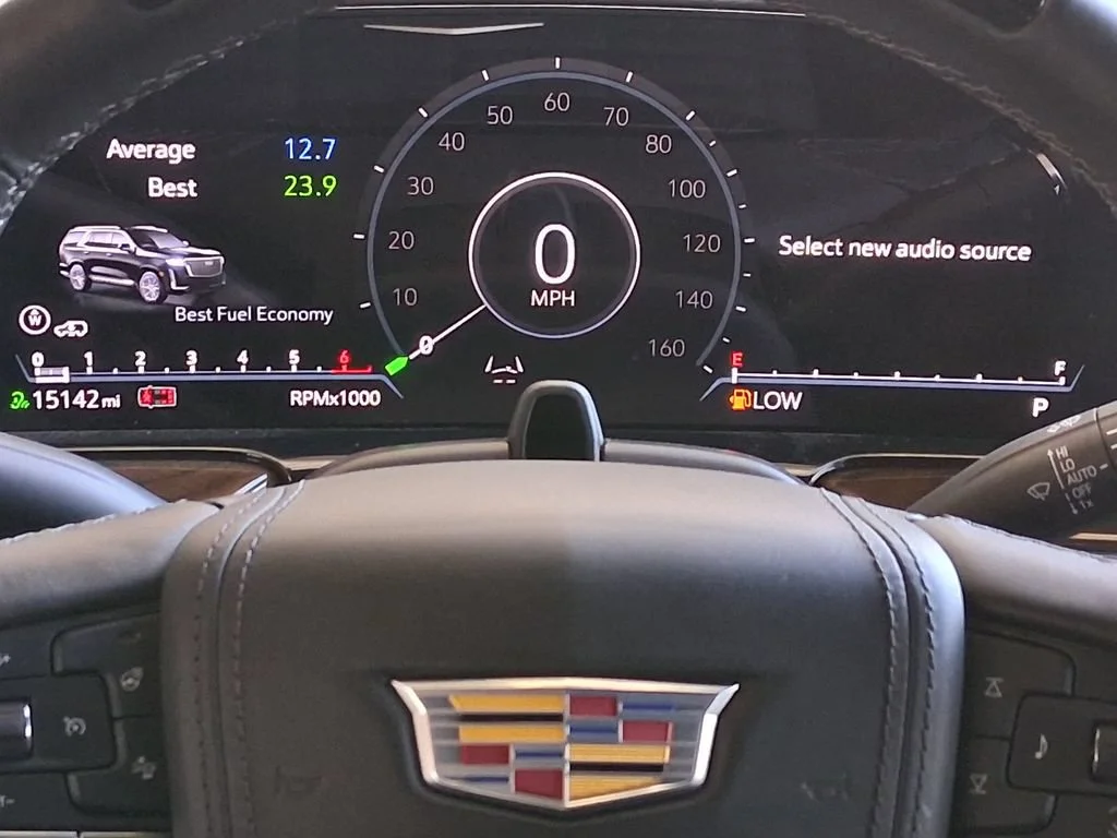 Used 2024 Crystal White Tricoat Cadillac Sport Platinum image 13