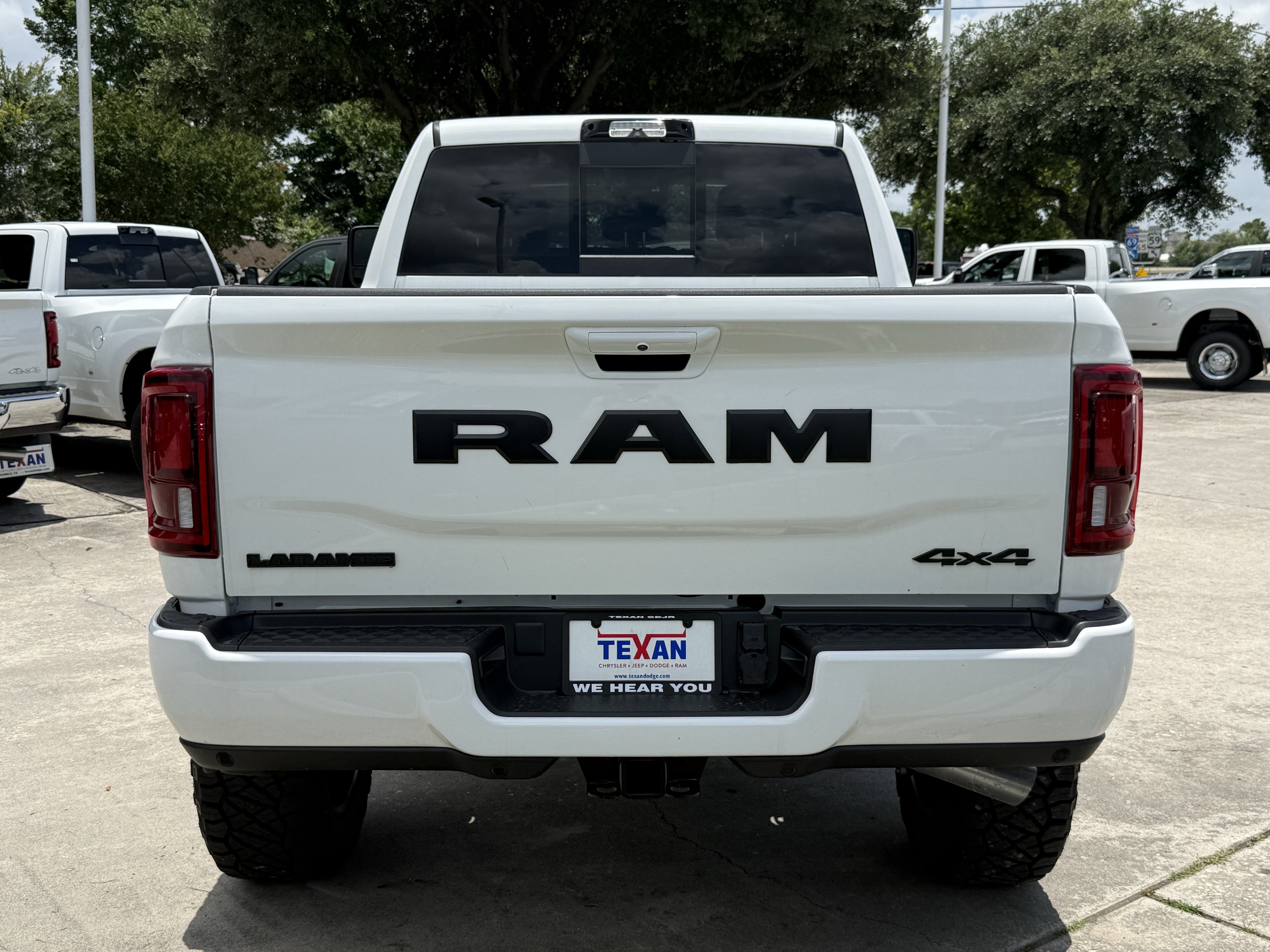 New 2026 Bright White Clear-Coat Exterior Paint RAM Laramie image 5