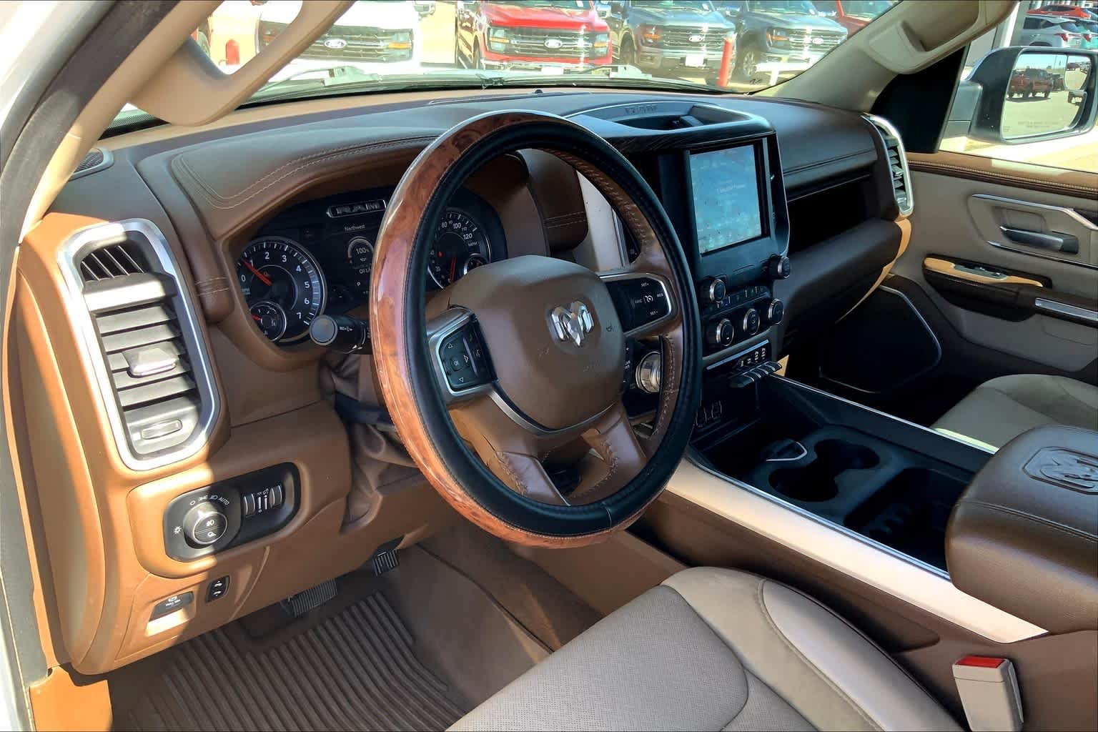 Used 2020 Bright White Clearcoat Ram Laramie image 18