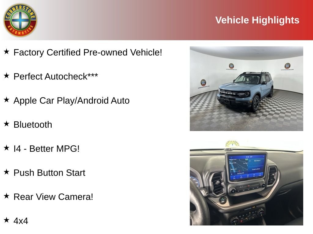 Used 2021 Ford Bronco Sport Outer Banks with VIN 3FMCR9C66MRA24957 for sale in Elk River, Minnesota