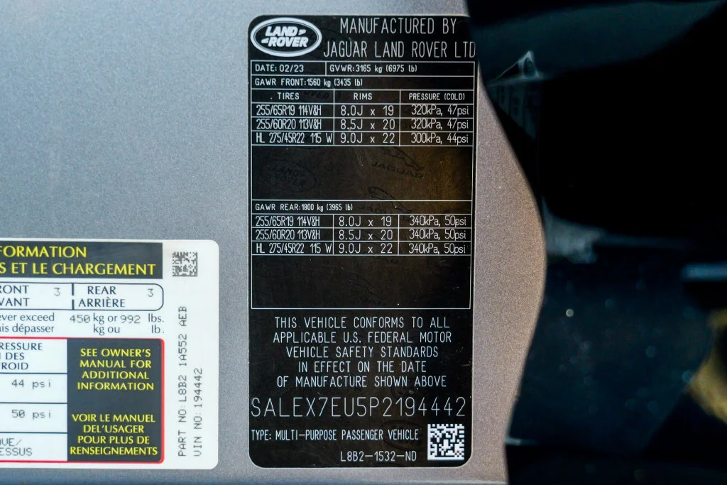Used 2023 Gray Land Rover X image 62