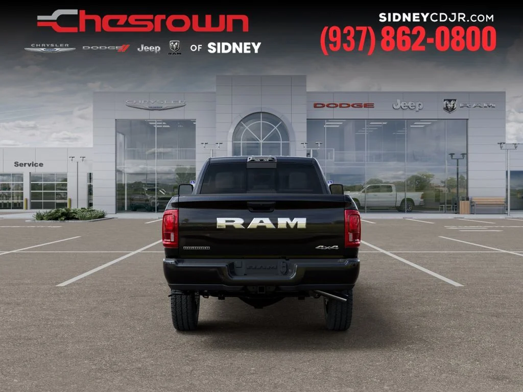 New 2026 Diamond Black Crystal Pearl-Coat Exterior Paint RAM Big Horn image 7