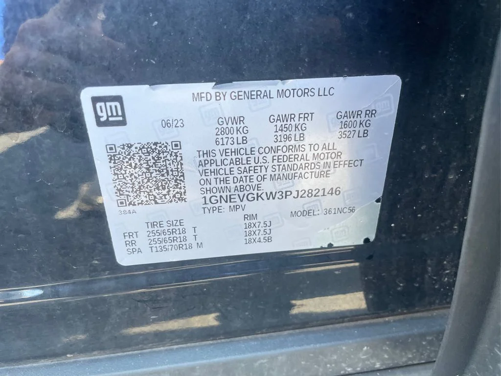 Used 2023 Black Metallic Chevrolet LT image 22