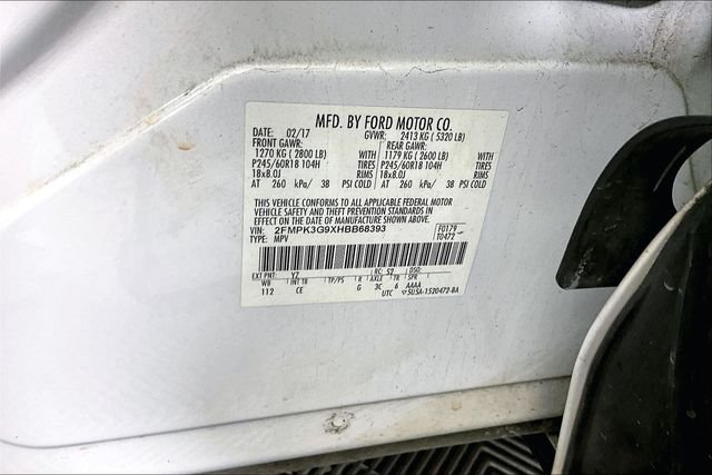 Used 2017 White Ford SE image 4