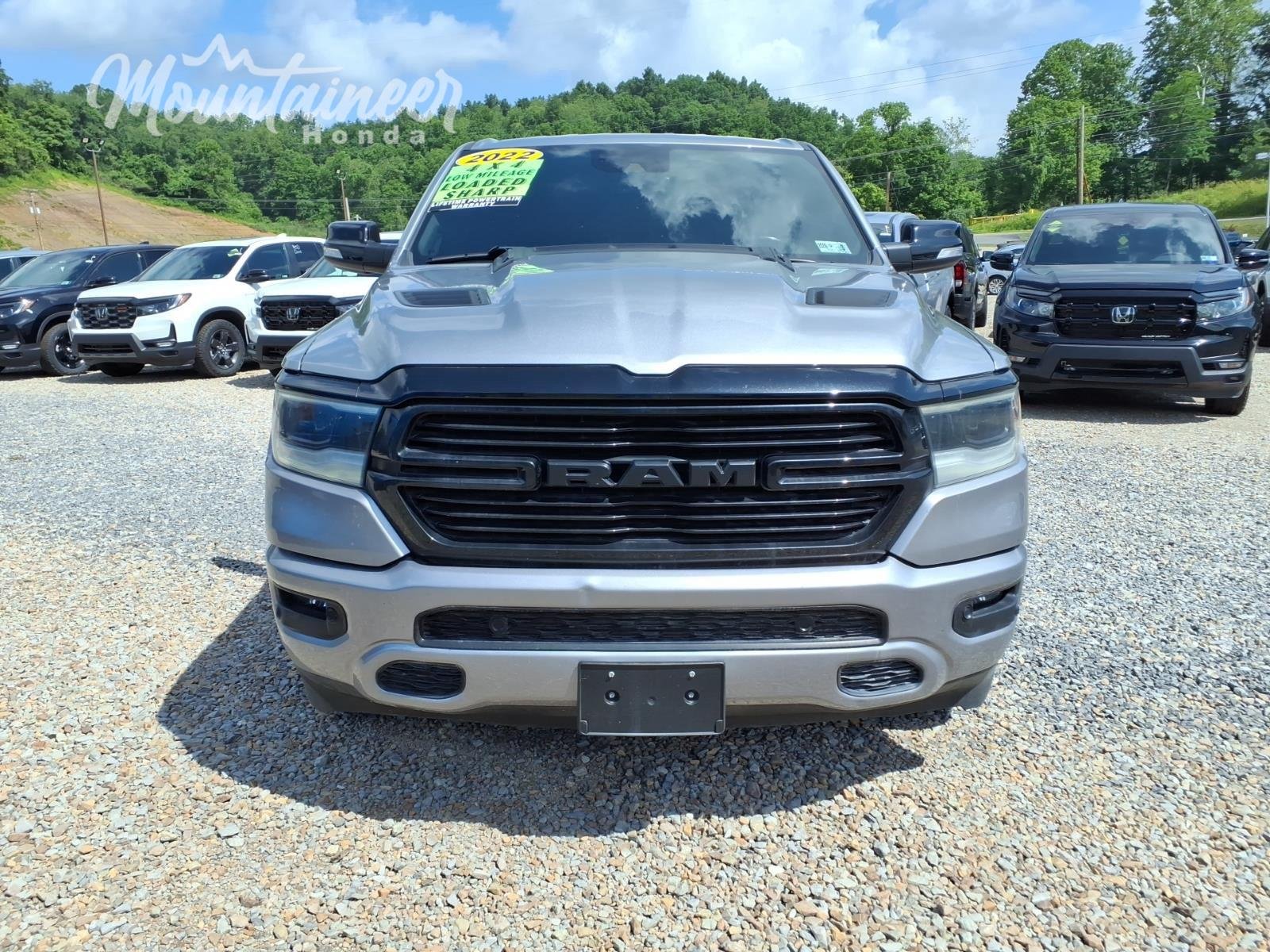 Used 2022 Billet Silver Metallic Clearcoat Ram Laramie image 2