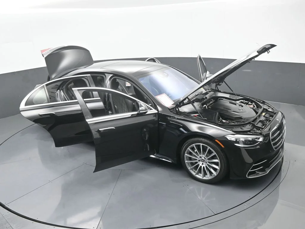 Used 2021 Obsidian Black/designo Diamon White Mercedes-Benz S 580 image 80