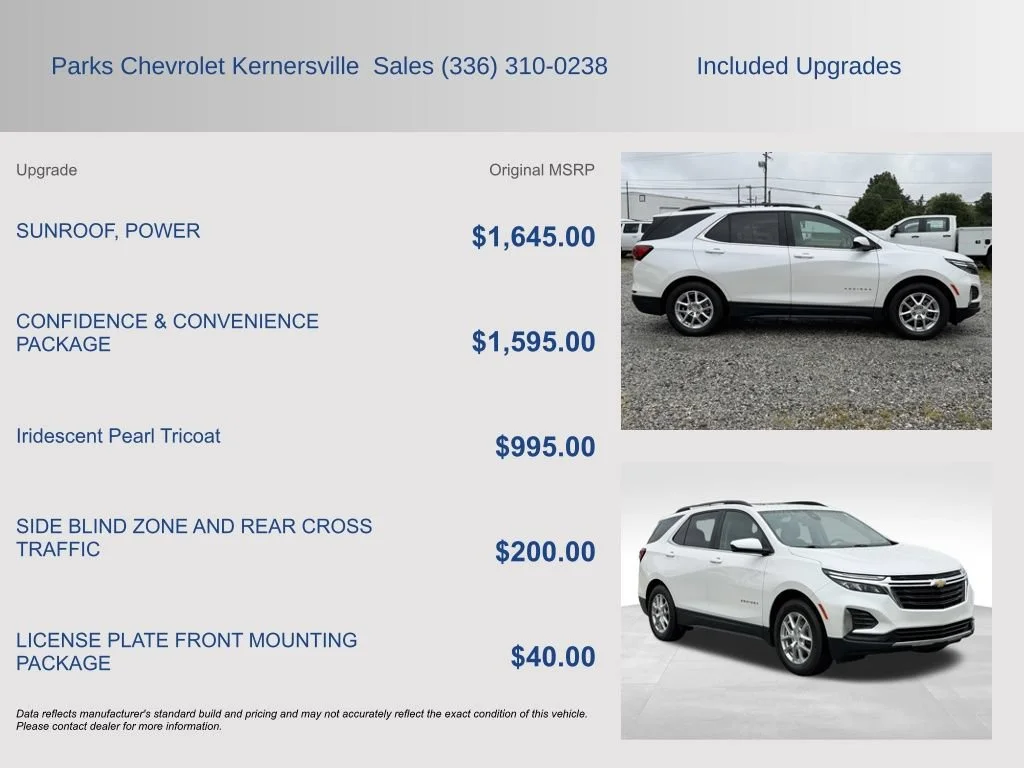 Used 2023 Iridescent Pearl Tricoat Chevrolet LT image 4