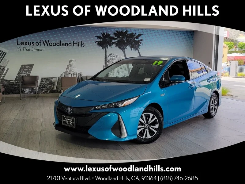 Used 2019 Blue Magnetism TOYOTA PREMIUM image 1
