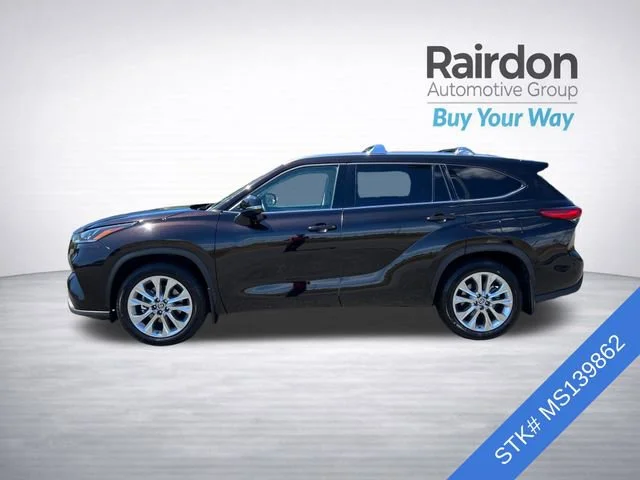Used 2021 Midnight Black Metallic Toyota Limited image 4