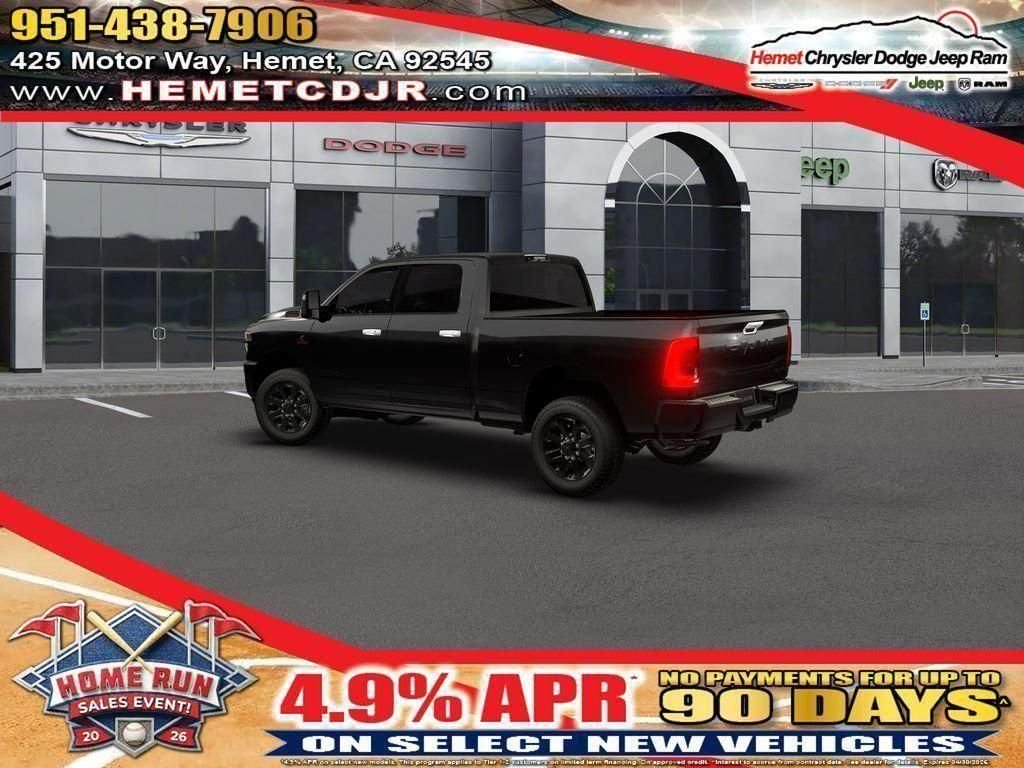 New 2026 Diamond Black Crystal Pearlcoat RAM Big Horn Night Edition image 12
