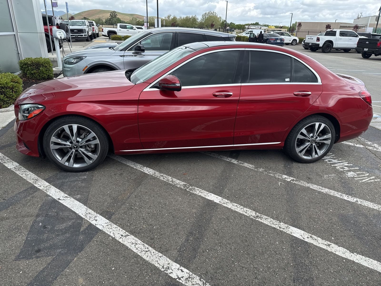 Used 2021 Mercedes-Benz C-Class Sedan C300 with VIN W1KWF8DB6MR620605 for sale in Livermore, CA