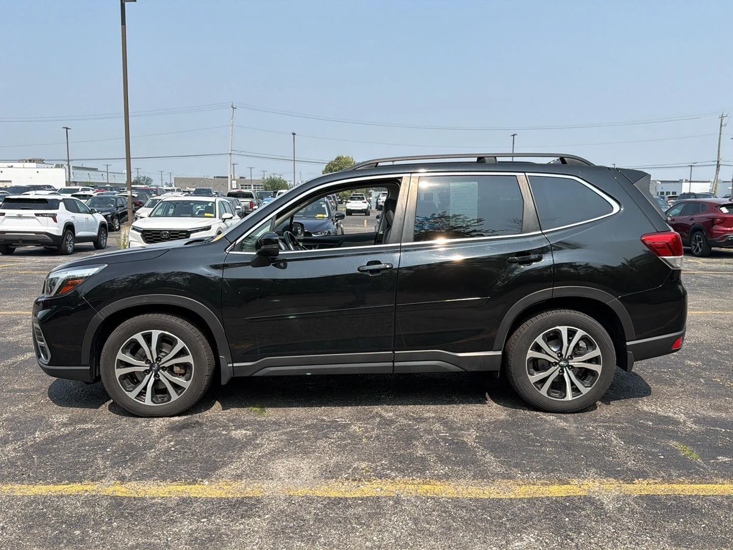 Used 2021 Crystal Black Silica Subaru Limited image 11