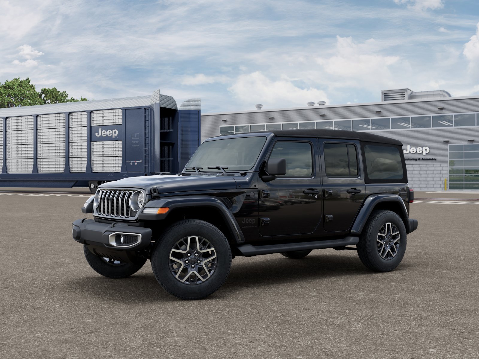 New 2027 Black Clearcoat Jeep Sahara image 3