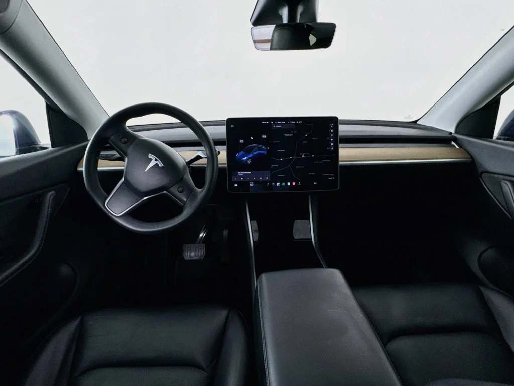 Used 2021 Deep Blue Metallic Tesla Long Range image 24