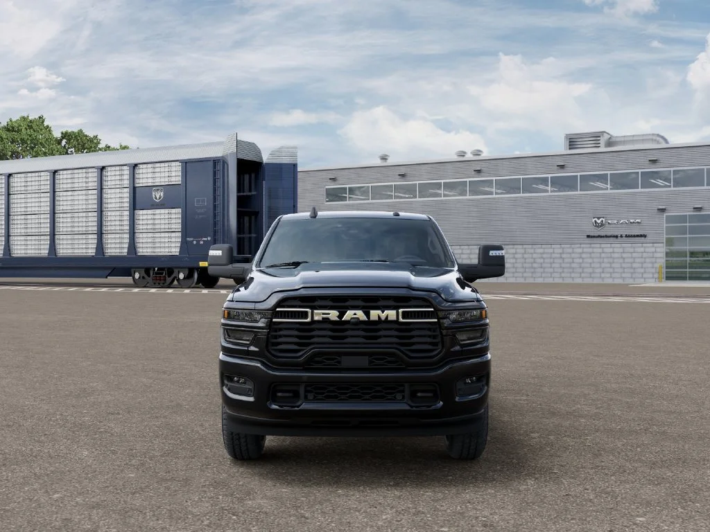New 2027 Diamond Black Crystal Pearl-Coat Exterior Paint RAM Big Horn image 6
