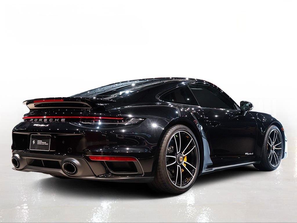 Used 2021 Jet Black Metallic Porsche Turbo S image 10