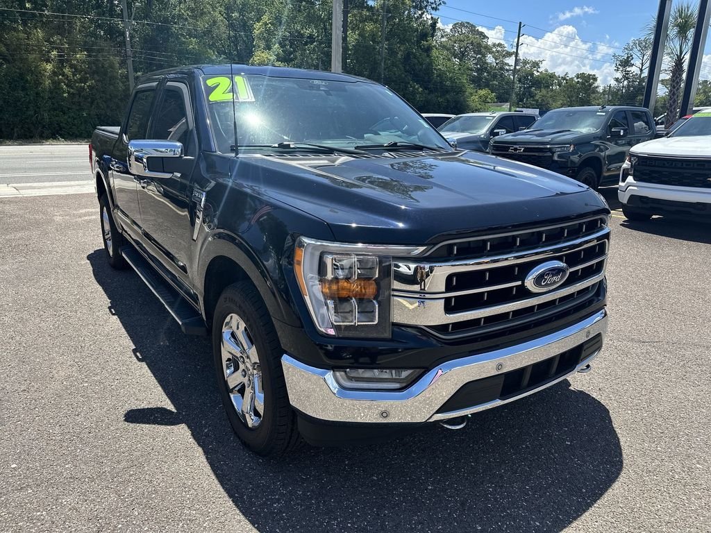 Used 2021 Blue Ford Lariat image 10