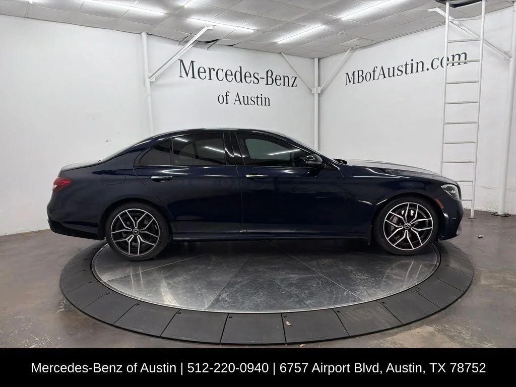 Certified Used 2021 Blue Mercedes-Benz E 350 image 9