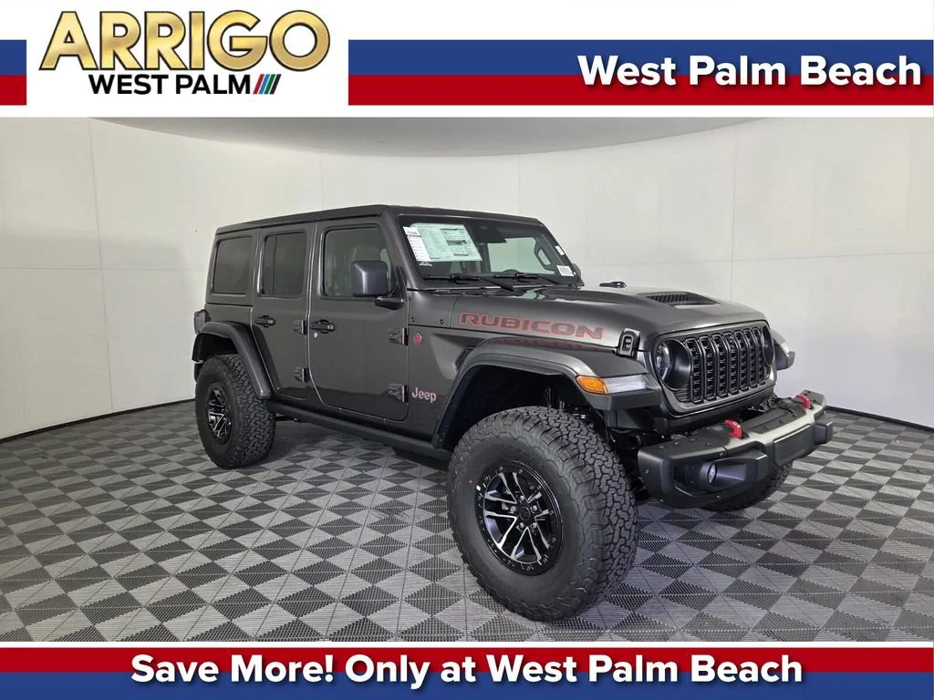 New 2026 Granite Crystal Metallic Clear-Coat Exterior Paint Jeep Rubicon X image 1