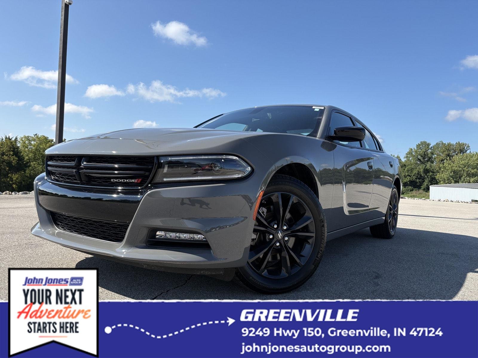 Used 2023 Destroyer Gray Clearcoat Dodge SXT image 1