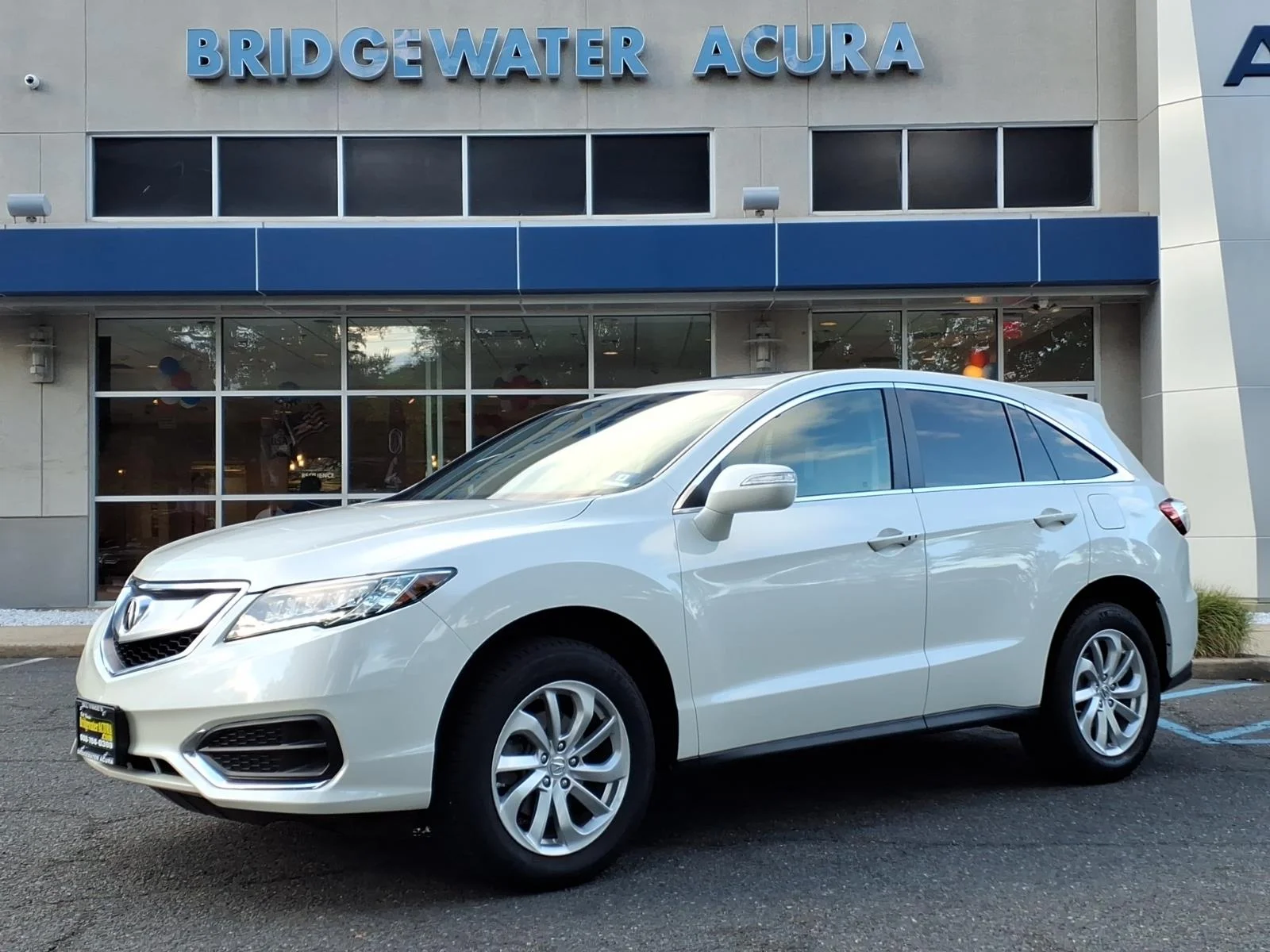 Used 2017 White Diamond Pearl Acura AWD with Technology Package image 1