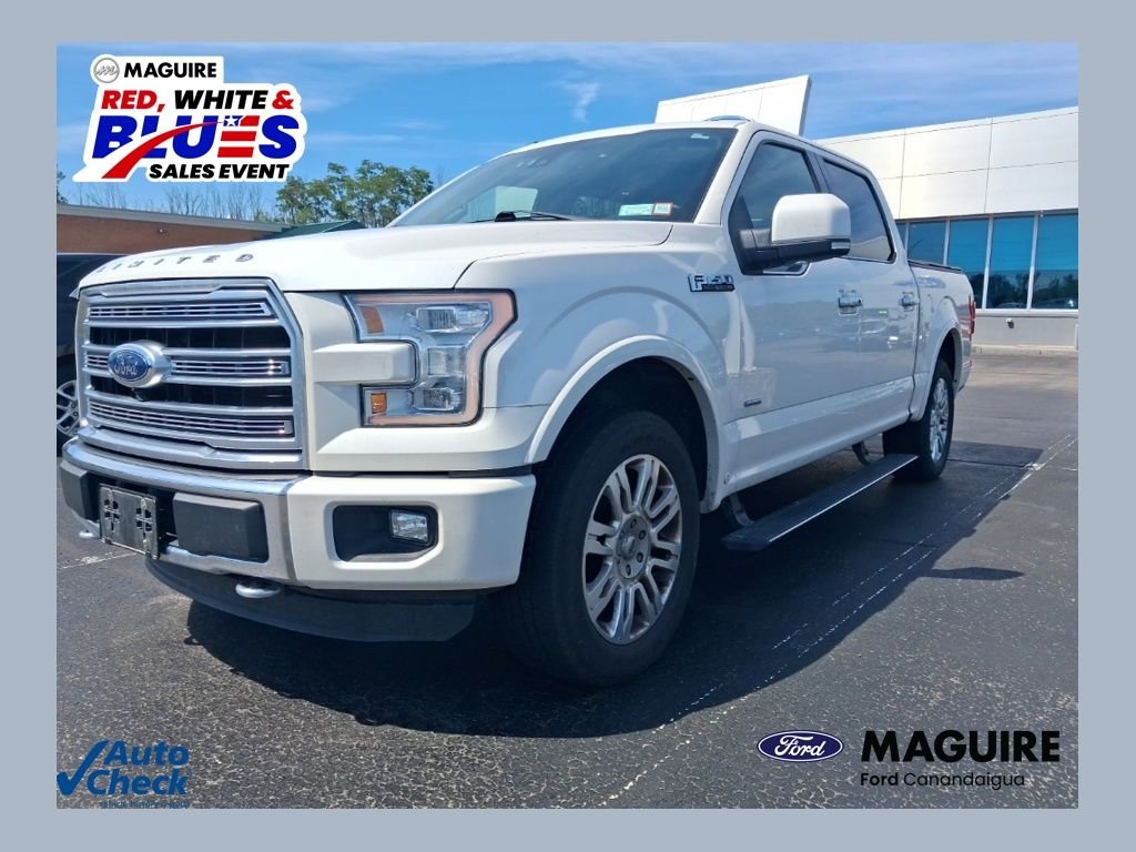 Used 2016 White Ford Limited image 1