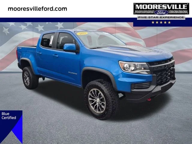Used 2022 Blue Chevrolet ZR2 image 1
