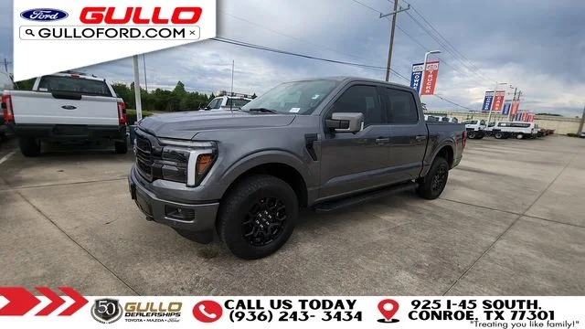 Used 2025 Gray Metallic Ford Lariat image 4