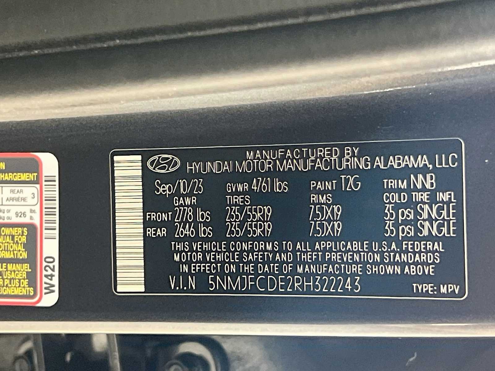 Used 2024 Dark Gray Metallic Hyundai SEL image 34
