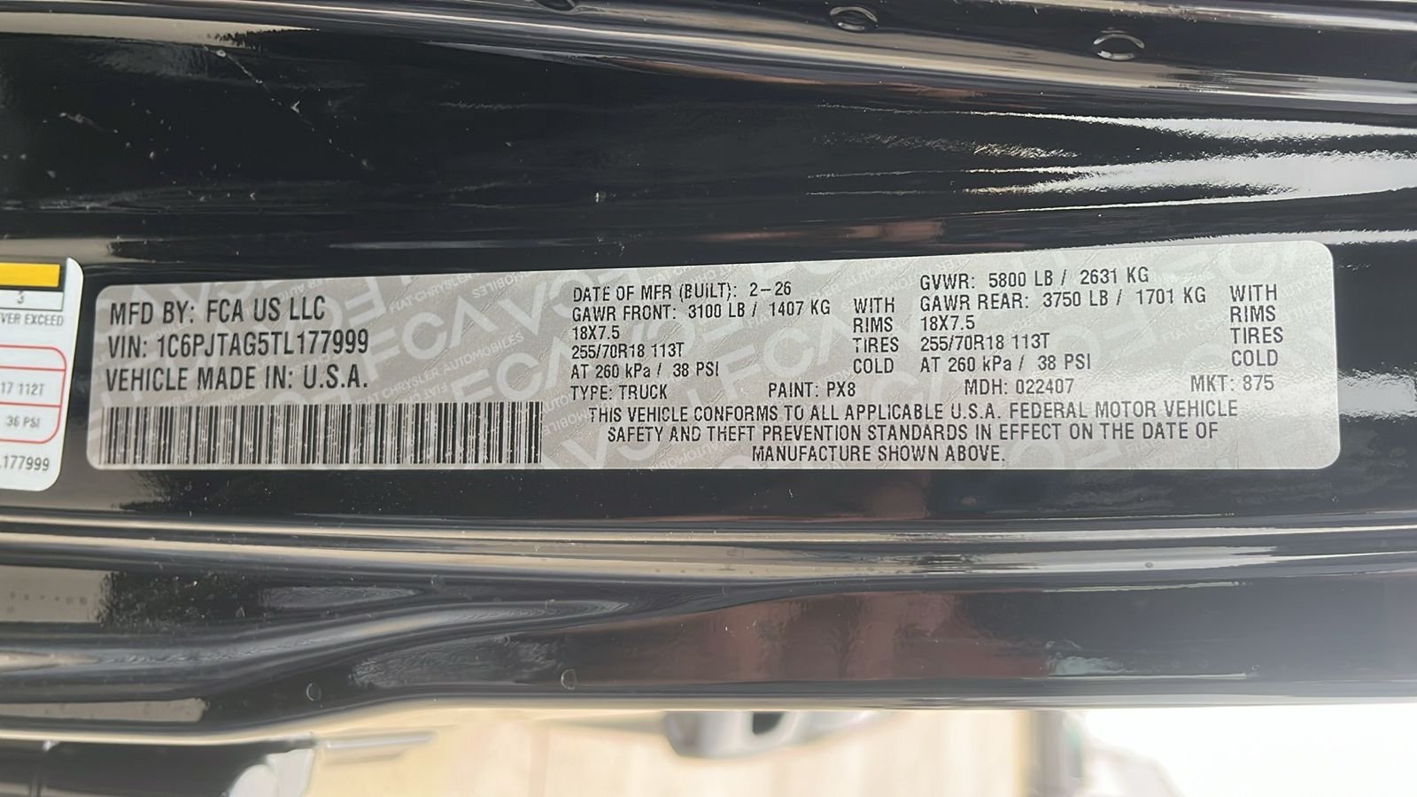 New 2026 Black Clear-Coat Exterior Paint Jeep Sahara image 30