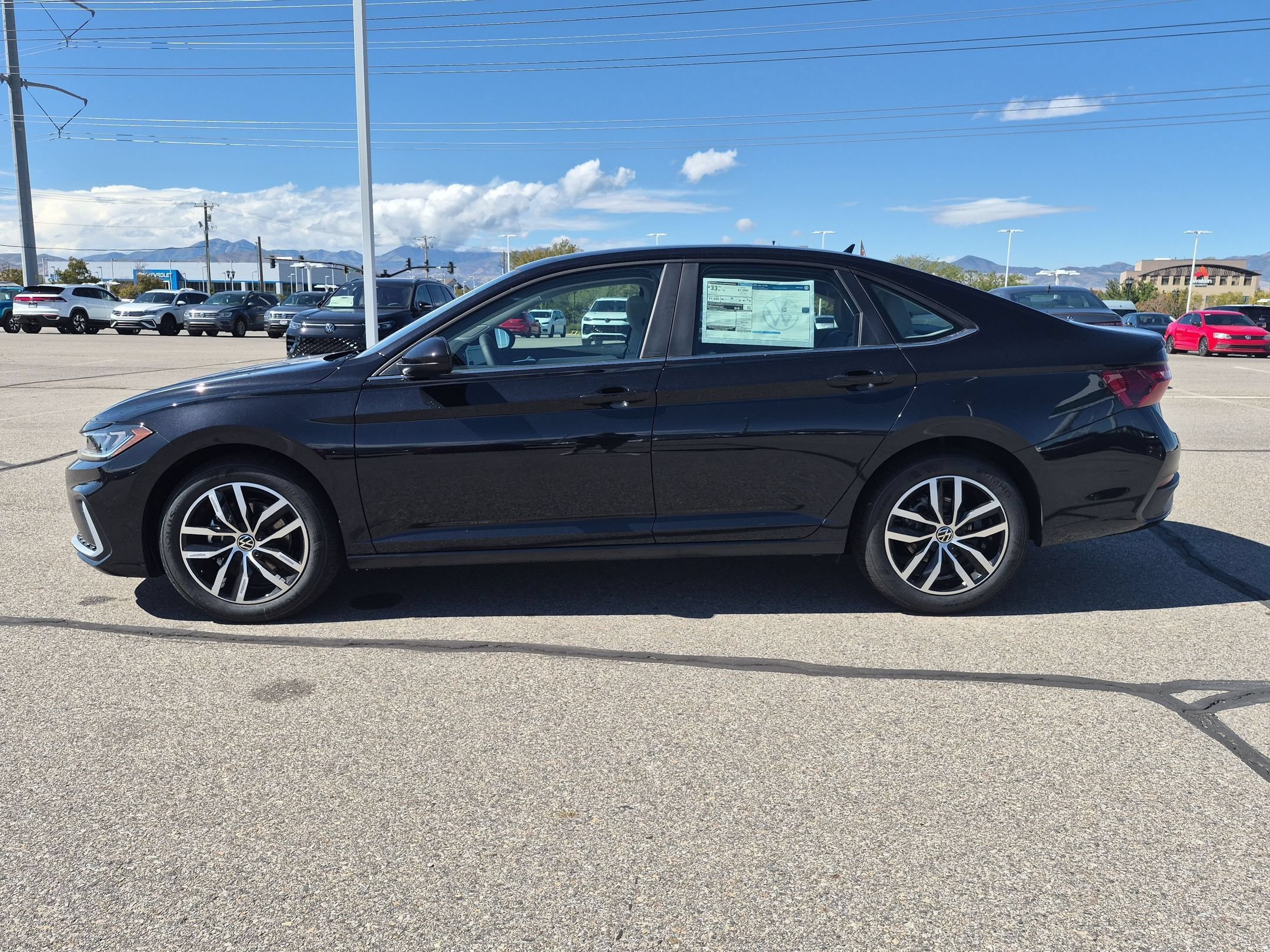 New 2027 Deep Black Pearl Volkswagen SE image 7