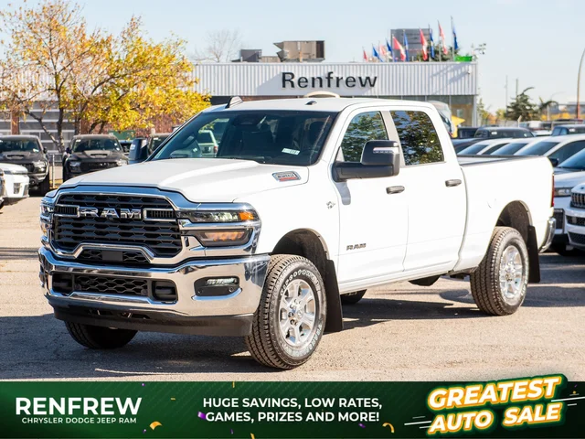 2027 RAM 3500 Big Horn* Crew Cab 4x4, Remote Start, 6.4L HEMI V8, Level 1 Equip Group