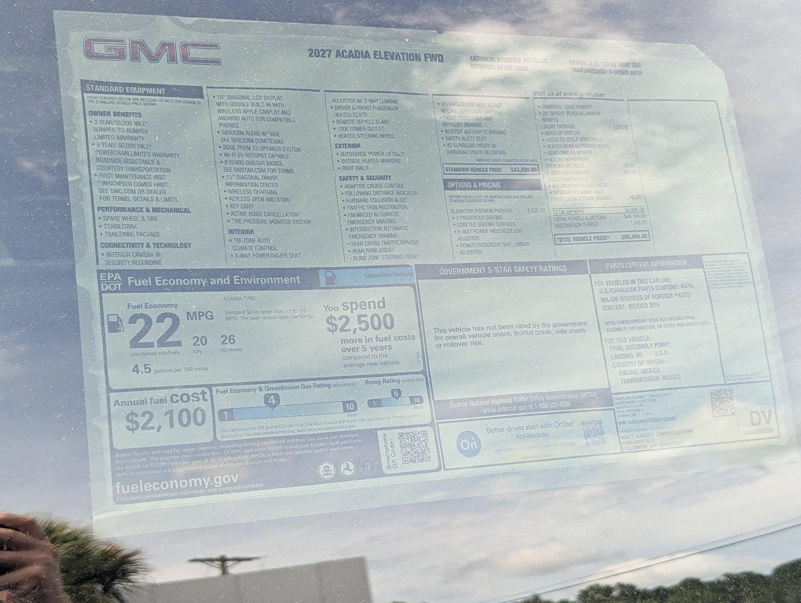 New 2027 Sterling Metallic GMC Elevation image 39