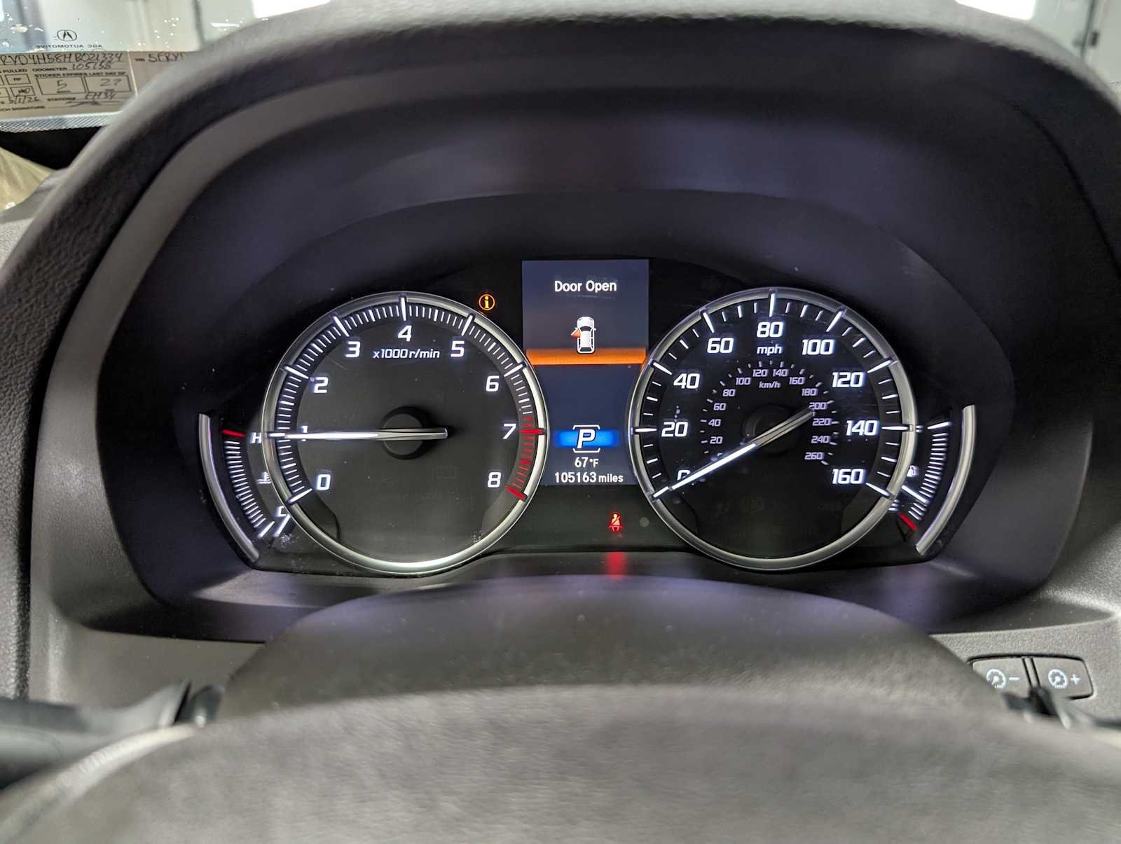 Used 2017 White Diamond Pearl Acura w/Technology Pkg image 25