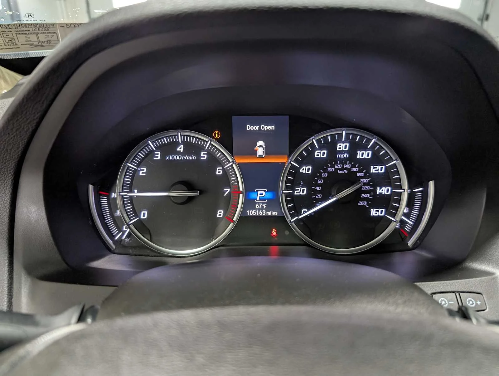 Used 2017 White Diamond Pearl Acura w/Technology Pkg image 25
